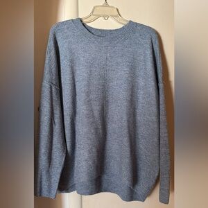 Vince Camuto Heather Gray Crew Neck Sweater